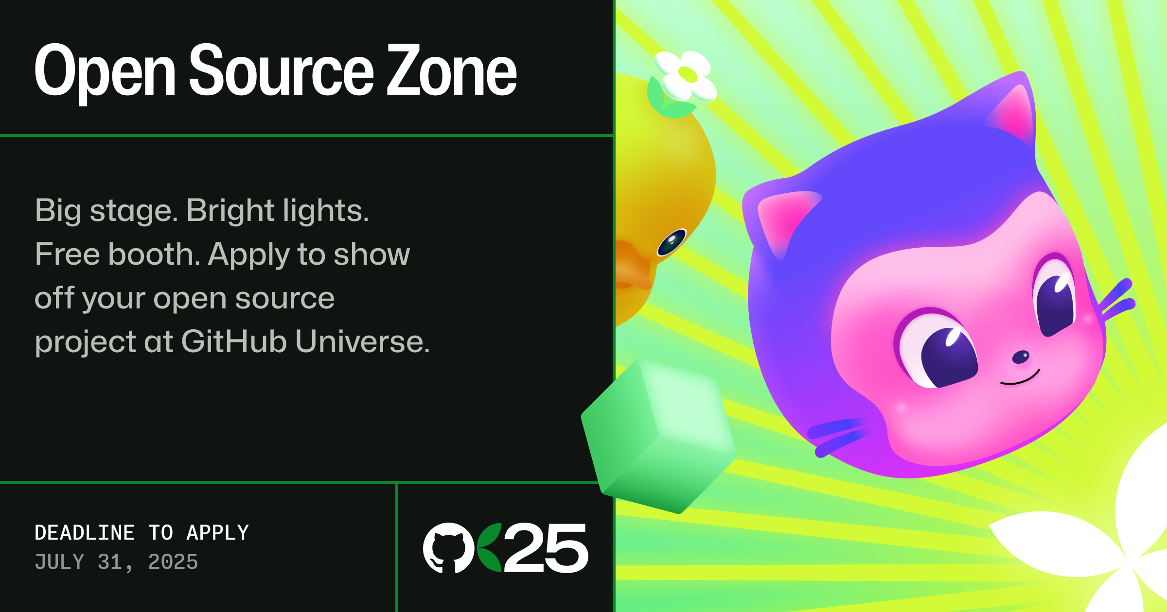 Share Your Open Source Story at GitHub Universe